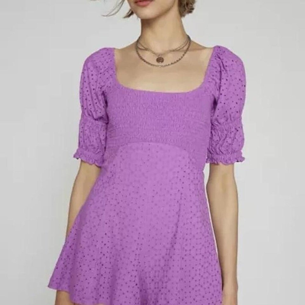 Purple Women's Dress NWOT